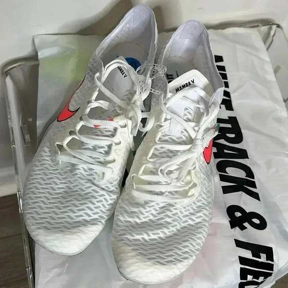 Nike Zoom Victory Elite 2 White Track Racing Spikes - Picture 5 of 9